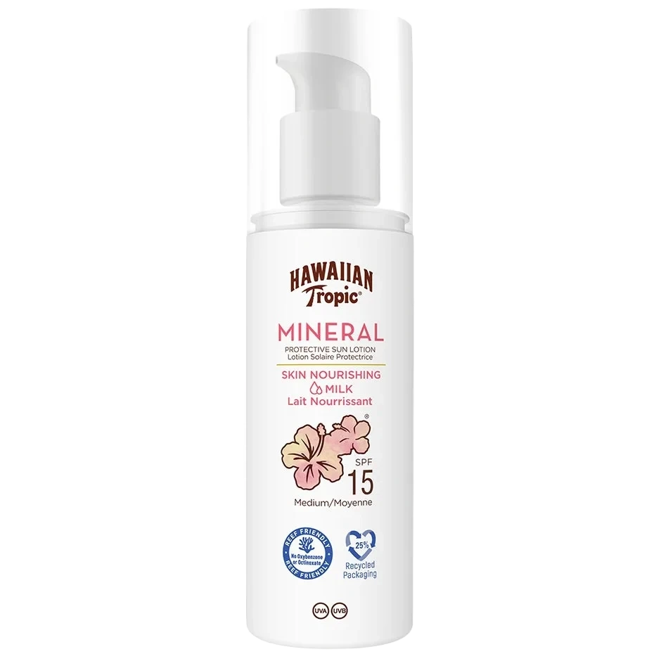 Hawaiian Tropic Mineral Sun Milk Lotion SPF15 100 ml