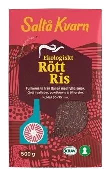 Saltå Kvarn Rød Ris Øko 500g