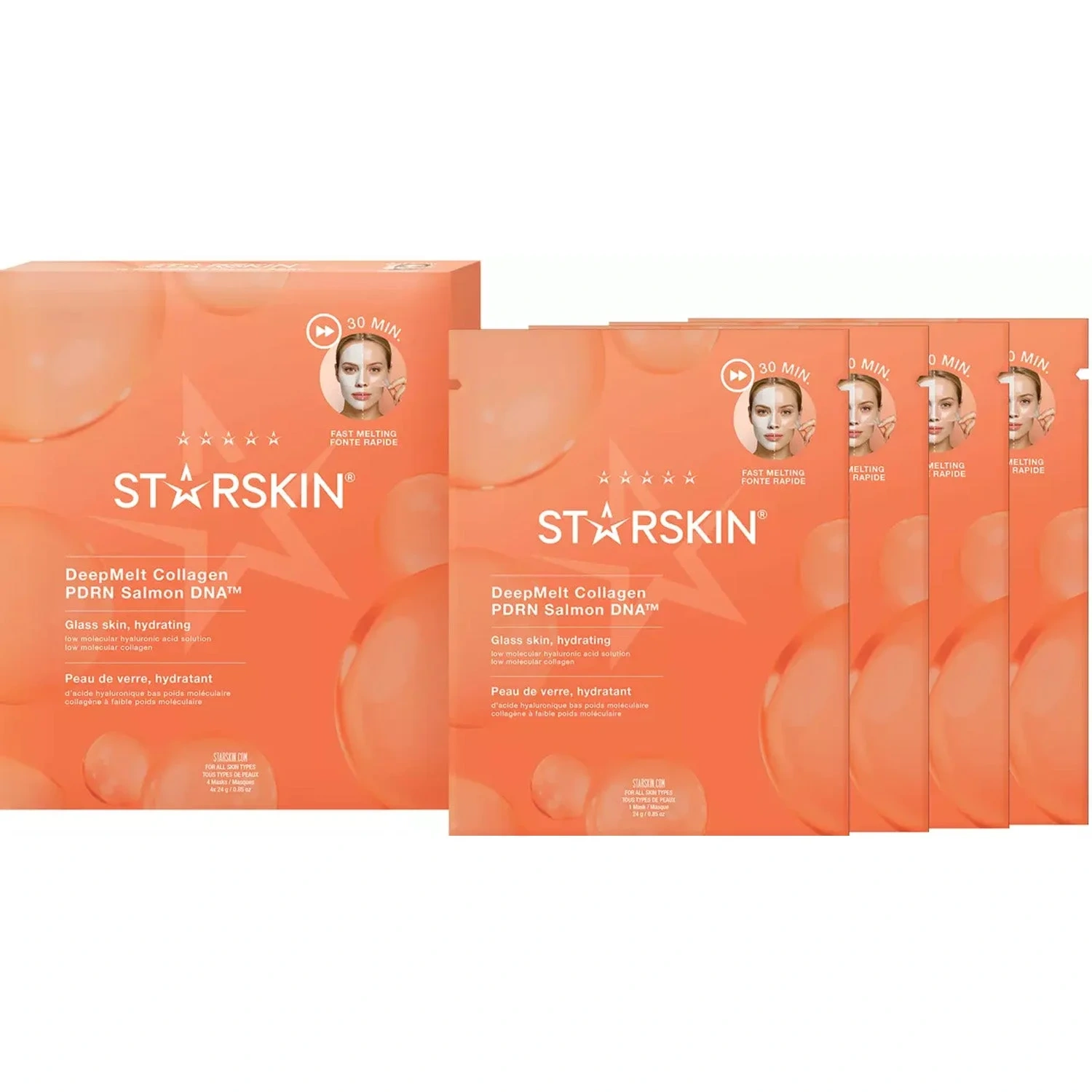 Starskin DeepMelt Collagen PDRN Sheet Mask