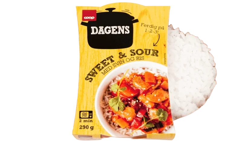 Coop Dagens Sweet & Sour med Svin & Ris 290g