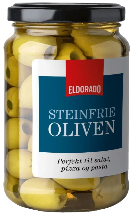 Oliven Grønn u/sten 335g Eldorado