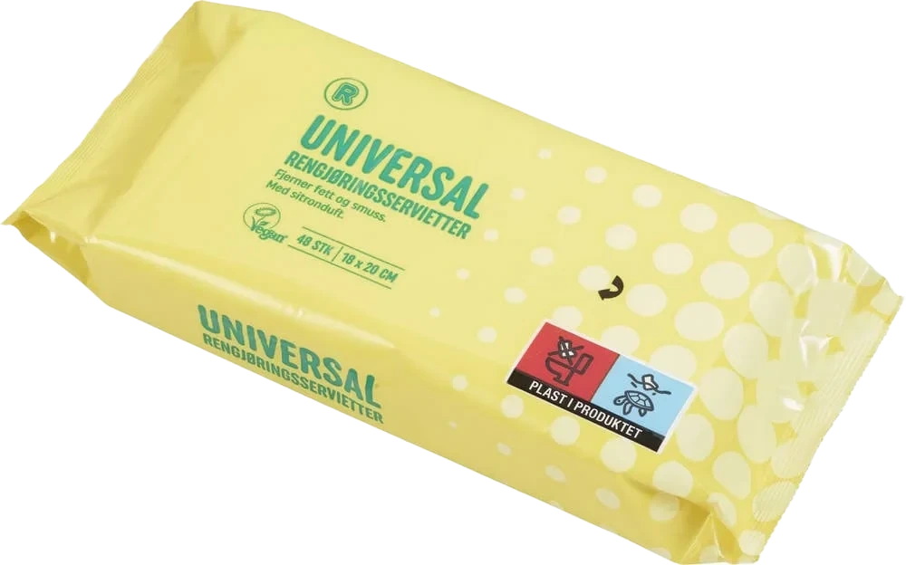 Universal rengjøringsservietter 48 stk