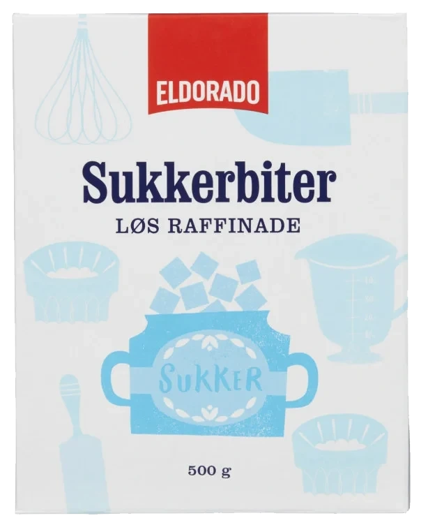 Sukkerbiter Raffinade Løs 500g Eldorado