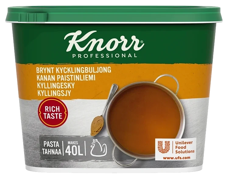 Brunet kyllingsjy buljong pasta 40l   1kg