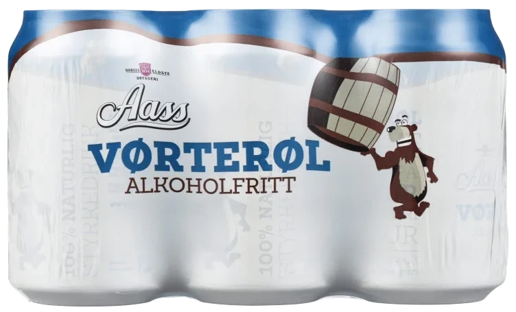 Aass Vørterøl 0,33lx6 boks