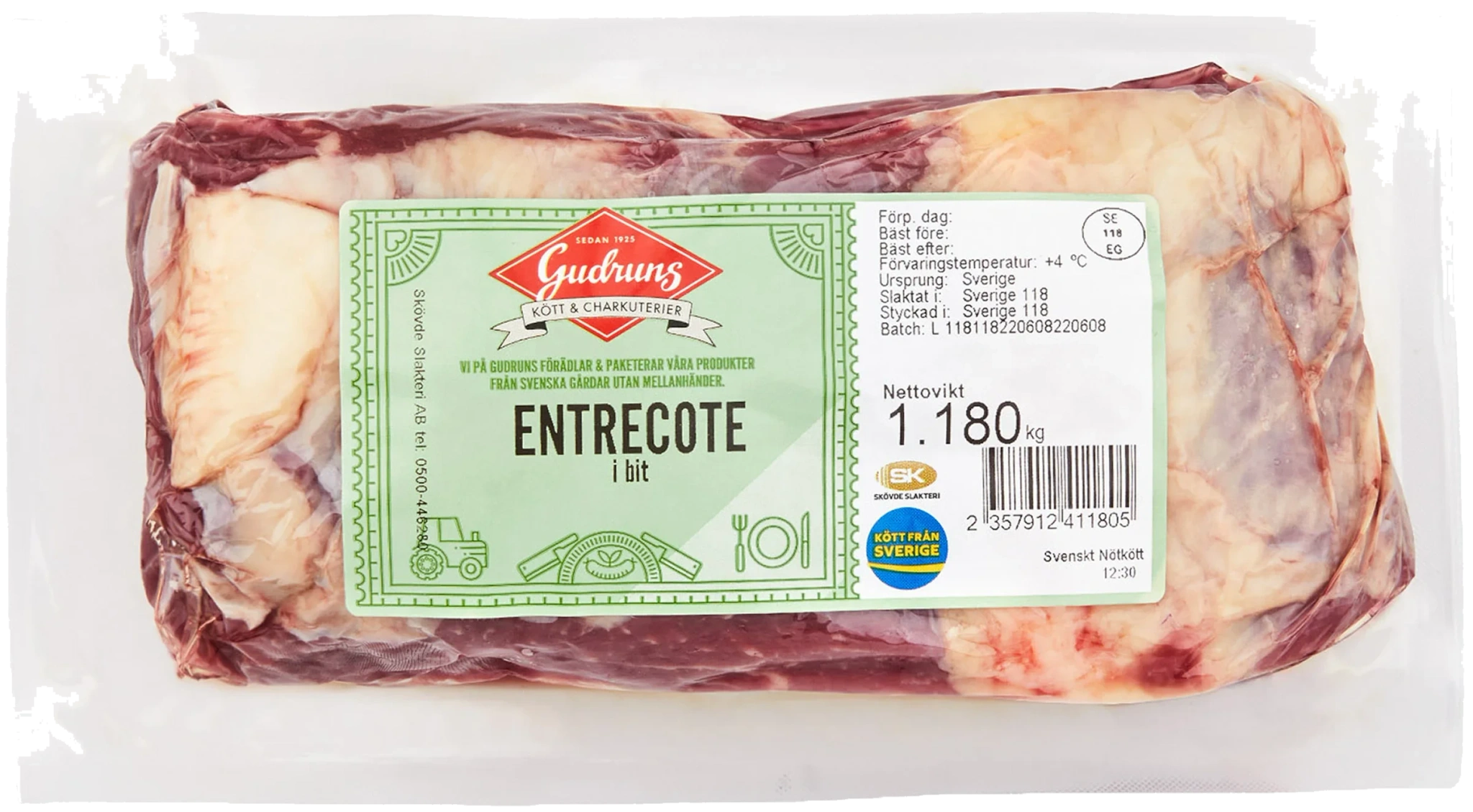 Entrecote i bit