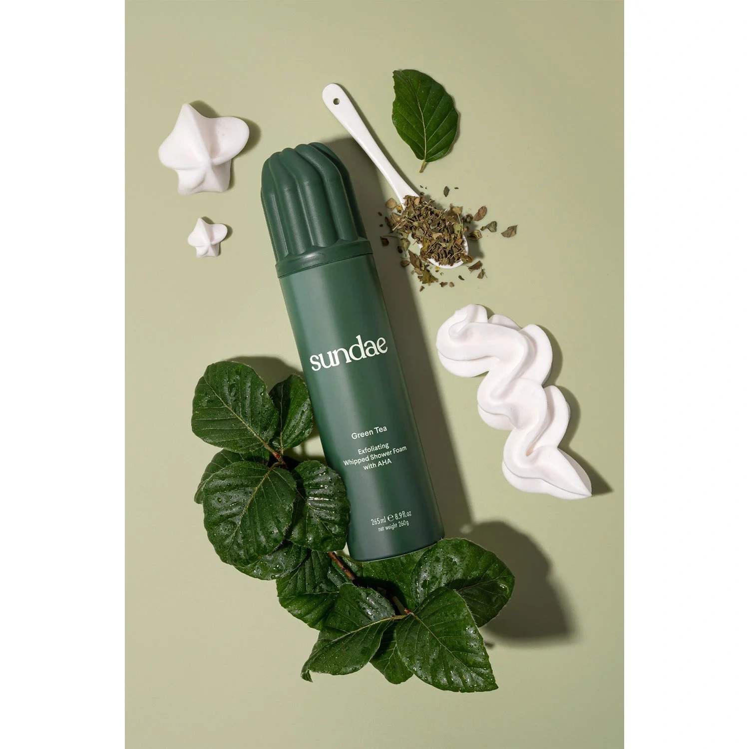 Sundae Whipped Shower Foam Green Tea dusjmousse 265 ml