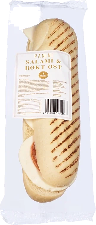 Panini Salami & Røkt Ost 190g