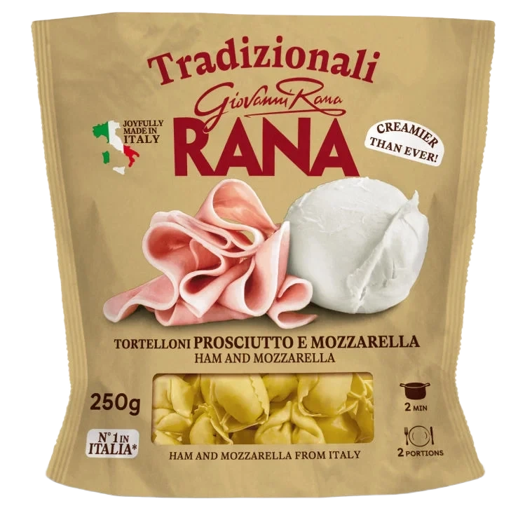 Tortelloni Ham & Mozzarella Rana 250g