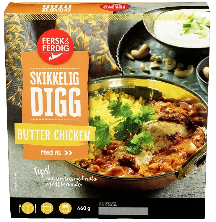 Butter Chicken 460g Fersk&Ferdig