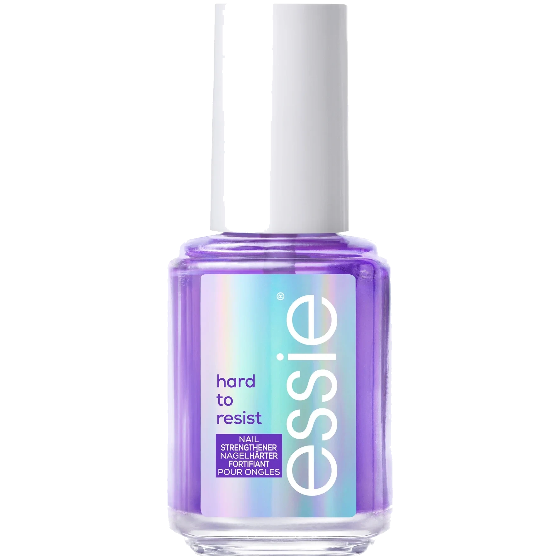 essie hard to resist glow & shine nail strengthener Violet