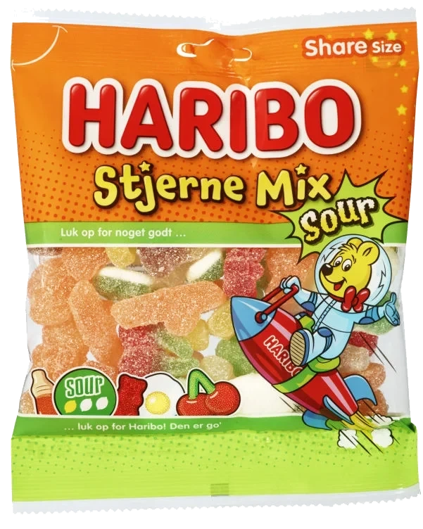 Stjerne Mix Sour 200g Haribo