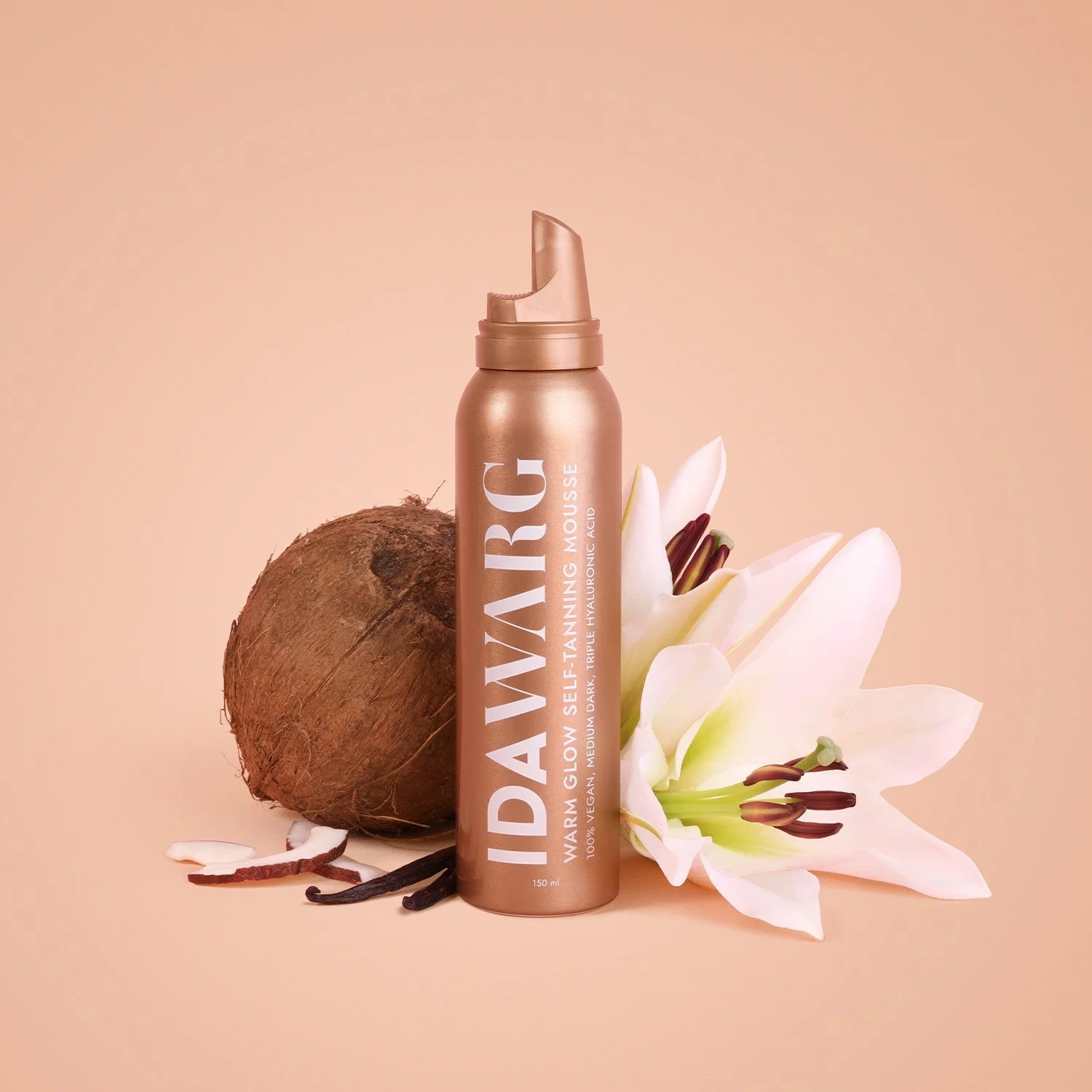 IDA WARG Beauty Warm Glow Self-Tanning Mousse, 150 ml