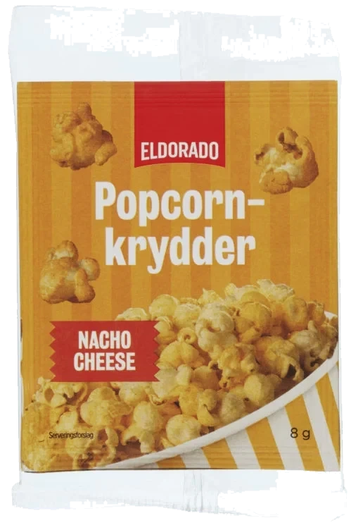Popcornkrydder Nacho Cheese 3x8g Eldorado