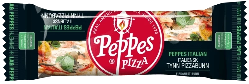 Peppes Italiensk Bunn Firkantet 400g