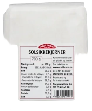 Solsikkekjerner  700g