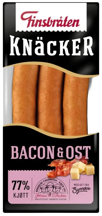 Knacker Bacon 250g Finsbråten