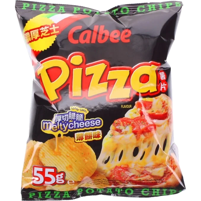 Chips Pizza Meltycheese