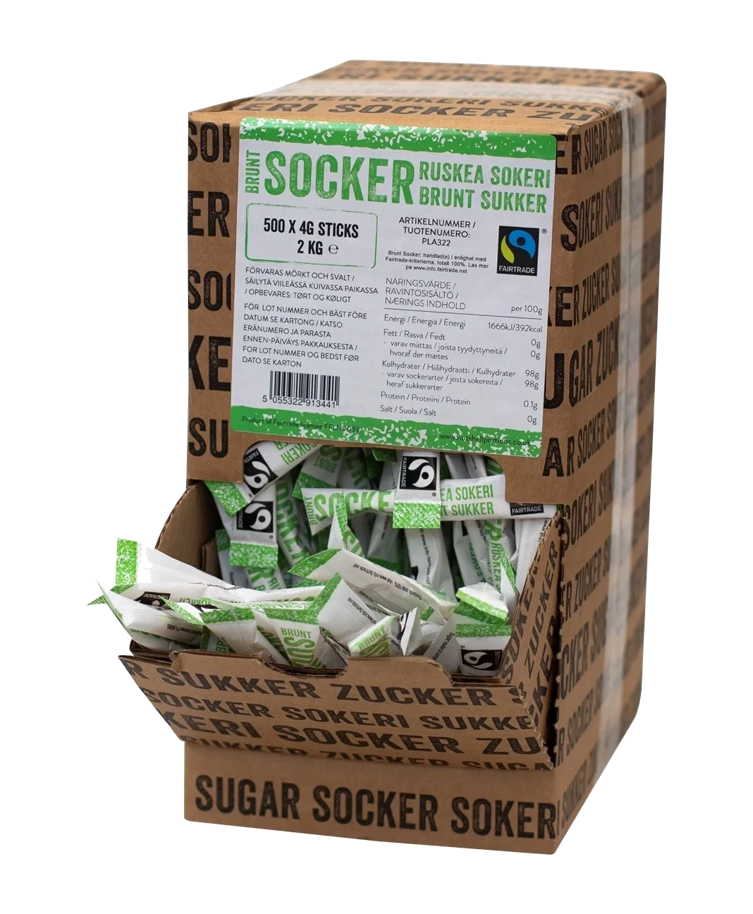 Strösocker sticks brunt