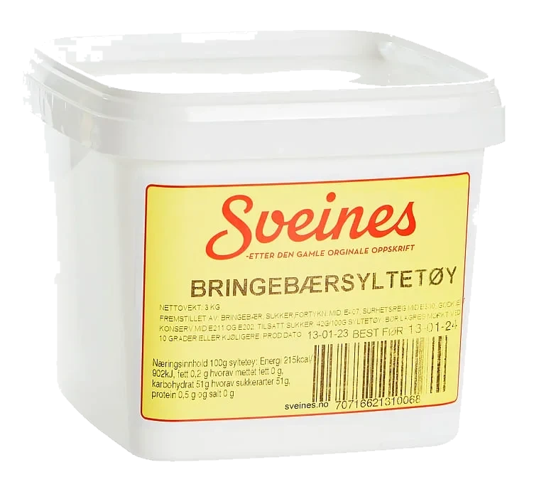 Bringebærsyltetøy stenbaks 1kg