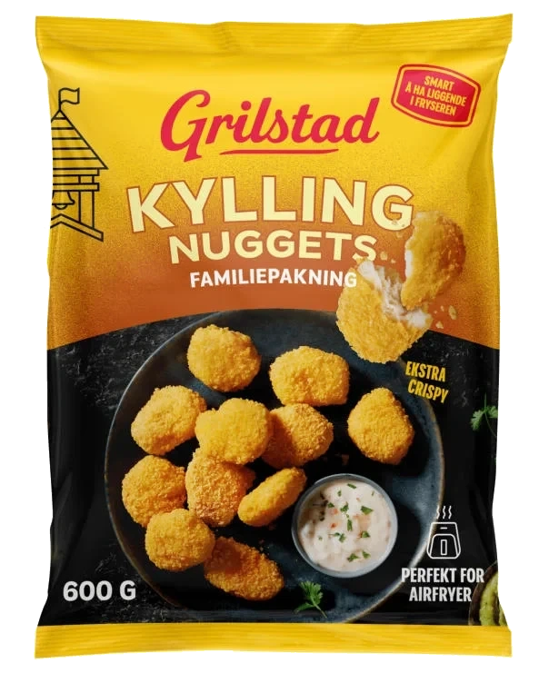 Kylling Nuggets 600g Grilstad