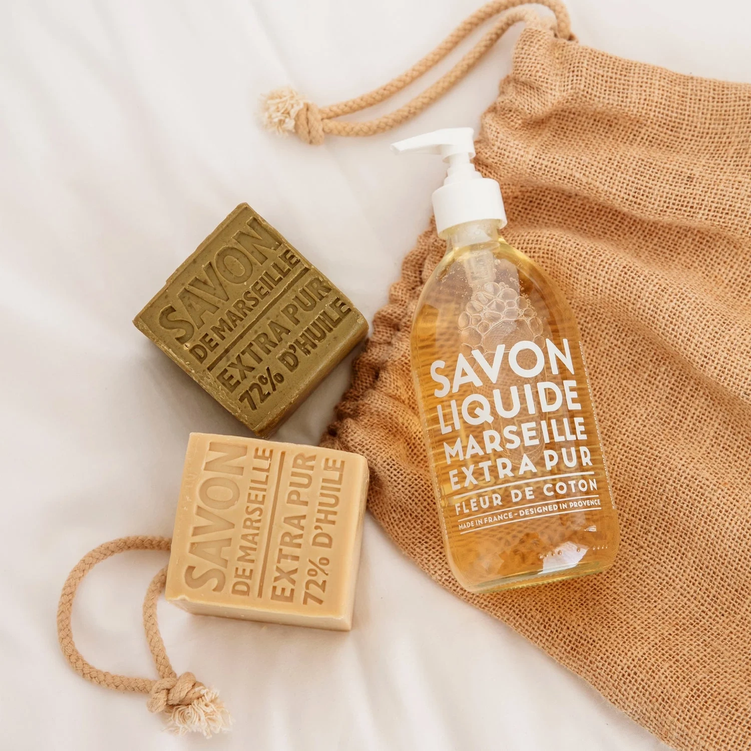 COMPAGNIE DE PROVENCE Liquid Marseille Soap Cotton Flower 500ml