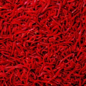 Paprika röd strimlad