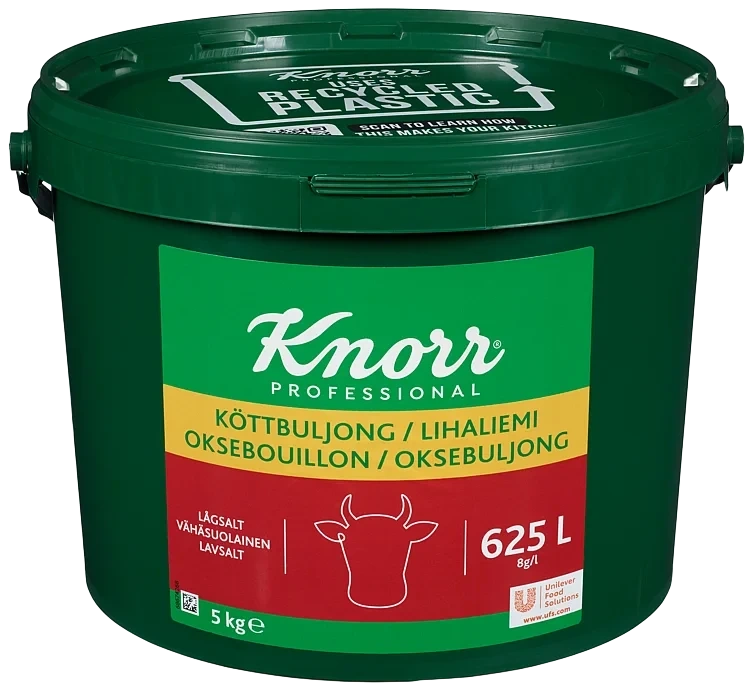 Köttbuljong lågsalt