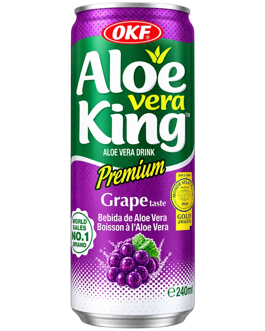 OKF Aloe Vera Grape 240ml