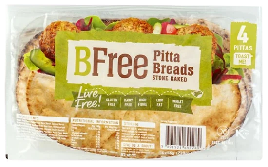 Bfree Pitabrød 4x55gr