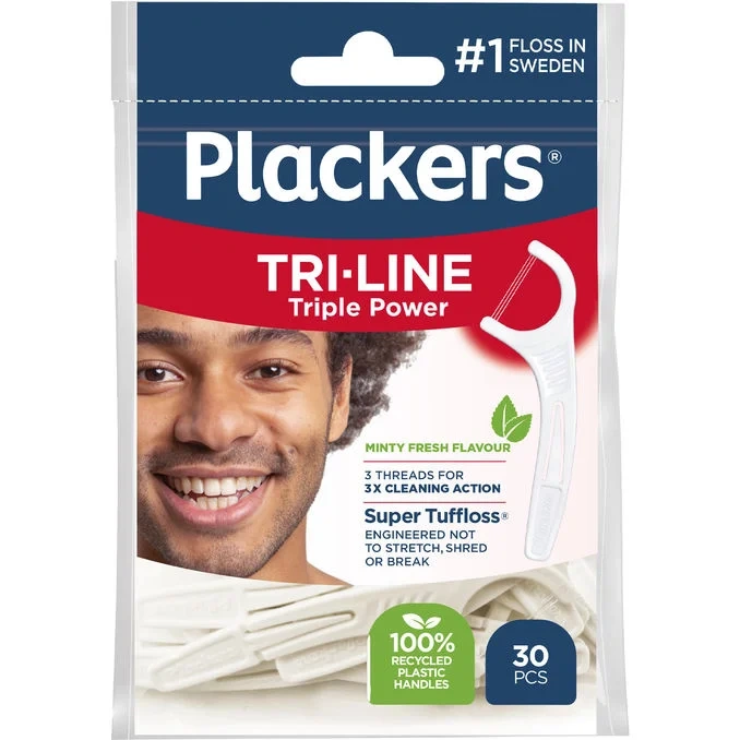 Tandtrådsbyglar Tri-line 30-pack