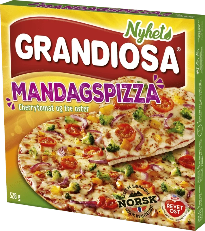 Grandiosa Mandagspizza 528g