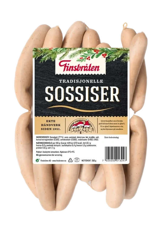 Sossisser 400g Finsbråten
