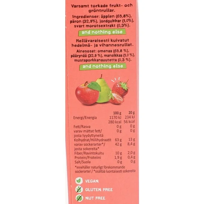 BEAR Fruktrullar Jordgubb