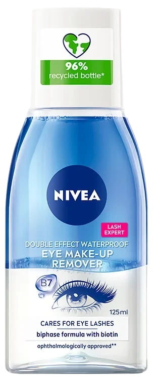 NIVEA Cleansing Double Effect Waterproof Eye Make-up Remover 125 ml