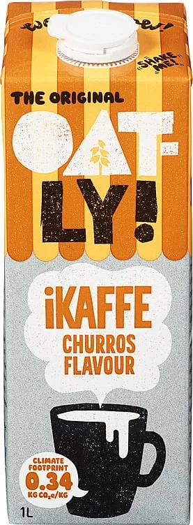 OATLY AS Ikaffe churros flavour