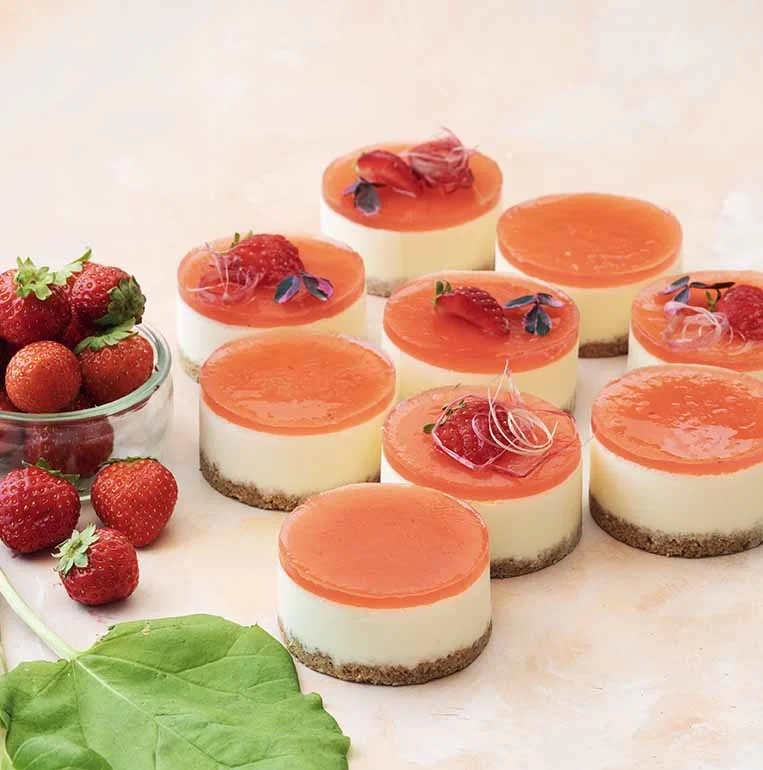 Delicato Cheesecake Jordgubb Rabarber