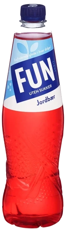 Fun Light Jordbær 6x0.8l