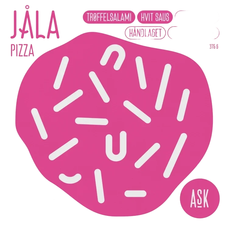 Jåla Pizza m/Trøffelsalami 375g Ask