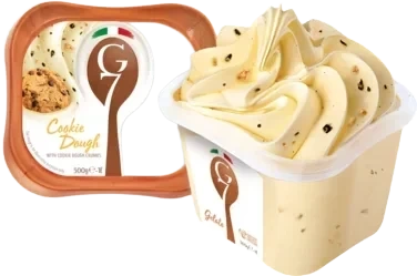 Cookie Dough Gelato Italiensk Iskrem 1l G7 Ekte Italiensk Iskrem