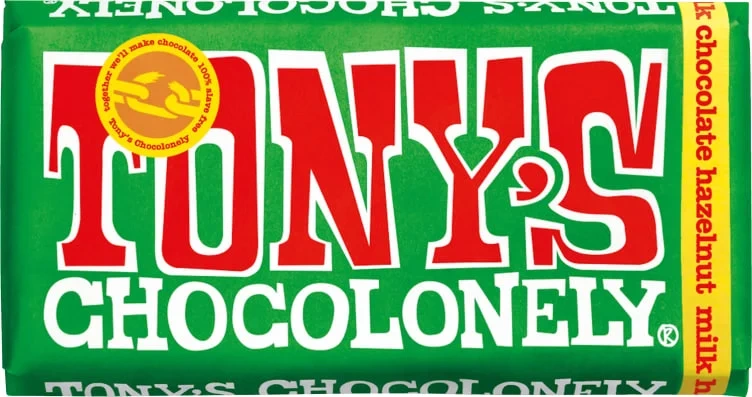 Milk Chocolate Hazelnut 180g Tony's