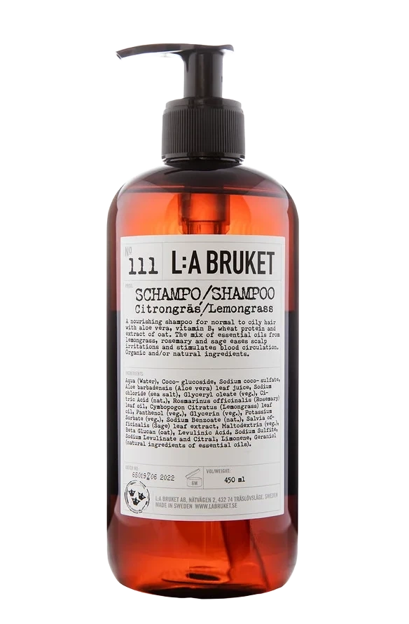 L:A BRUKET 111 Shampoo Lemongrass 450 ml