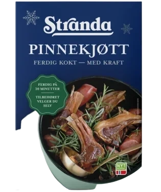 Pinnekjøtt Ferdig Kokt Ca750g Stranda