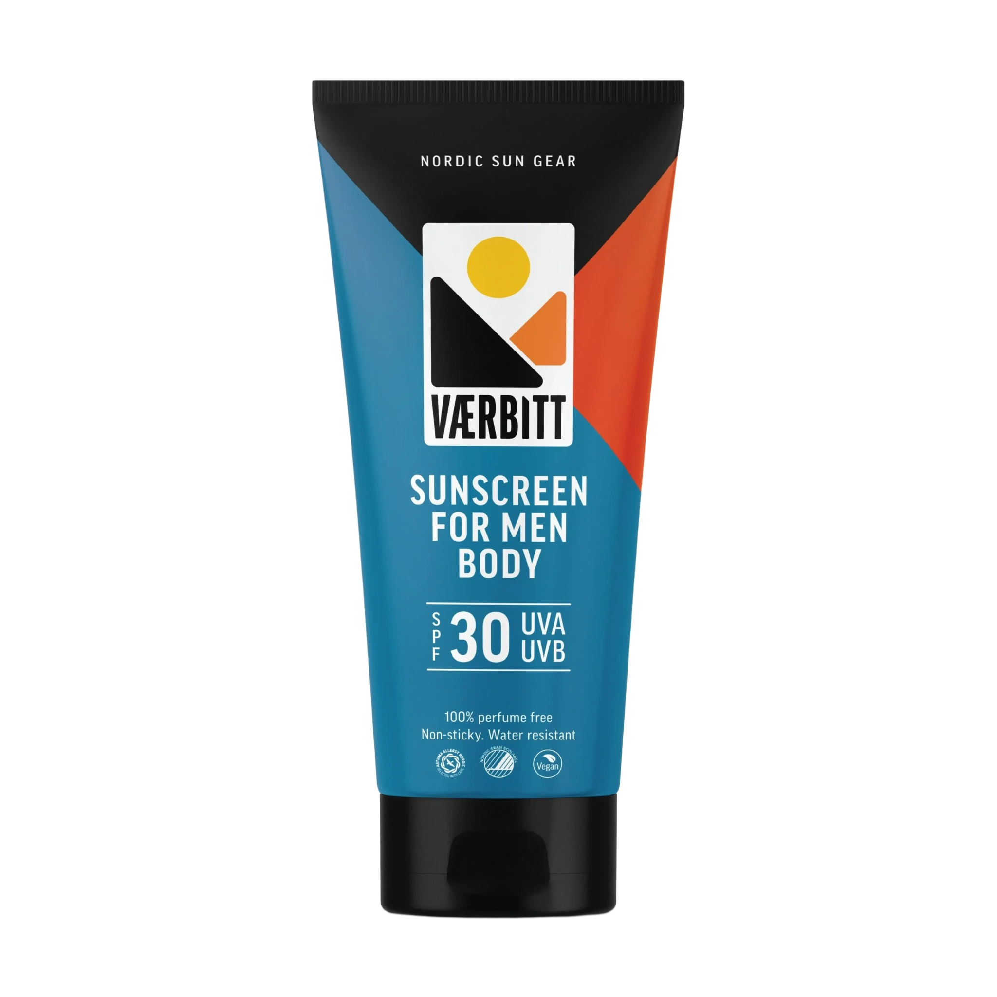 Værbitt Solkrem for menn kropp SPF30, 200 ml