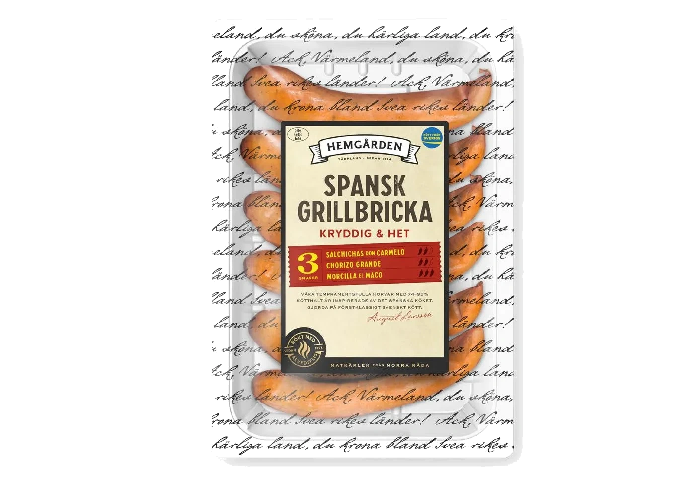 Spansk grillbricka