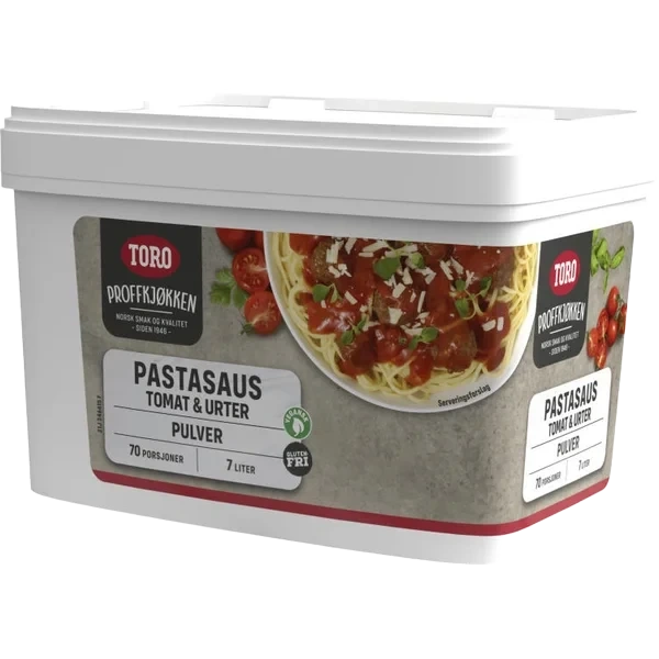 Pastasaus Tomat og Urter 930g Toro