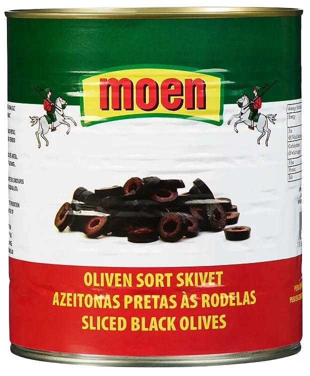 MOEN ENGROS AS Oliven Sort Skivet