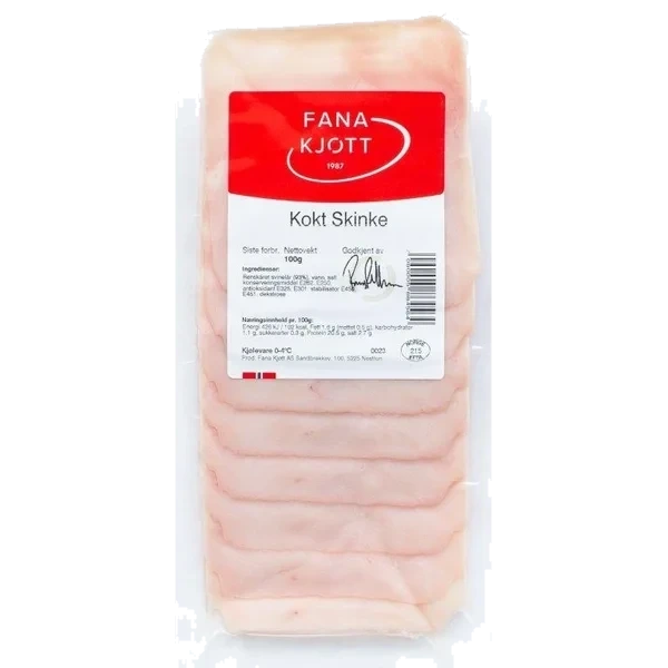 Kokt Skinke 100g Fana Kjøtt