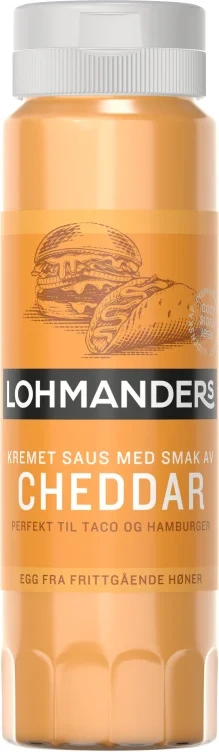 Cheddarsaus 250ml Lohmanders
