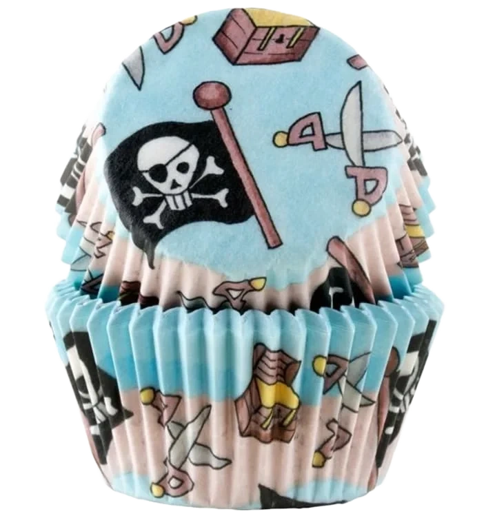 Muffinsformer Pirat 50stk Cacas